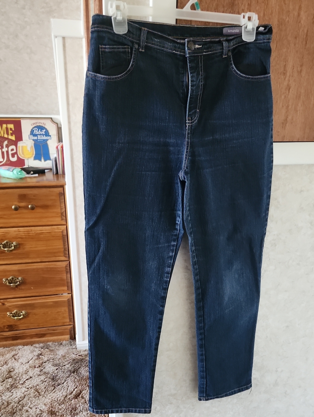 Gloria Vanderbilt Straight-Leg Jeans 12 Average Amanda LIST #64